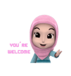Nada1 Muslim hijab（個別スタンプ：12）