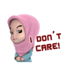 Nada1 Muslim hijab（個別スタンプ：22）