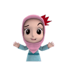 Nada1 Muslim hijab（個別スタンプ：26）
