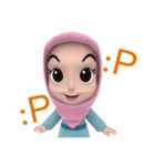 Nada1 Muslim hijab（個別スタンプ：32）