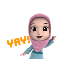 Nada1 Muslim hijab（個別スタンプ：33）