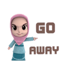 Nada1 Muslim hijab（個別スタンプ：36）