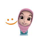 Nada1 Muslim hijab（個別スタンプ：38）