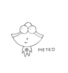 ノラとメテオ（個別スタンプ：8）