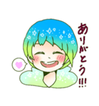 アシメ女子（個別スタンプ：1）