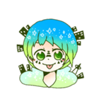 アシメ女子（個別スタンプ：7）