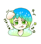 アシメ女子（個別スタンプ：8）
