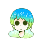 アシメ女子（個別スタンプ：10）