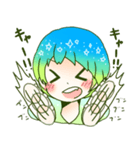 アシメ女子（個別スタンプ：12）