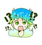 アシメ女子（個別スタンプ：17）