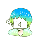 アシメ女子（個別スタンプ：25）