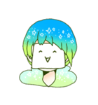 アシメ女子（個別スタンプ：26）