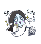 A cute girl ghost (English version)（個別スタンプ：7）