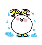 白くてまん丸 毎日使えるかわいいチョビ（個別スタンプ：20）