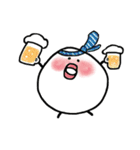 白くてまん丸 毎日使えるかわいいチョビ（個別スタンプ：26）