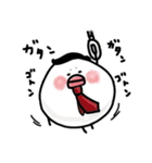 白くてまん丸 毎日使えるかわいいチョビ（個別スタンプ：40）