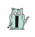 イーサン口の猫（個別スタンプ：13）