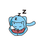 イーサン口の猫（個別スタンプ：14）