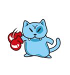 イーサン口の猫（個別スタンプ：15）