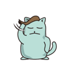 イーサン口の猫（個別スタンプ：37）