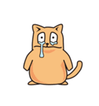 イーサン口の猫（個別スタンプ：40）