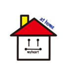 カラフルで、ポップなのに無表情なmyheart（個別スタンプ：33）