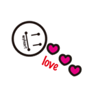 カラフルで、ポップなのに無表情なmyheart（個別スタンプ：39）