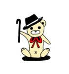 ハットくまちゃん（個別スタンプ：36）
