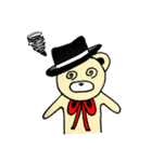 ハットくまちゃん（個別スタンプ：37）