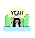旅行が大好きのユーン二ーちゃん（個別スタンプ：25）