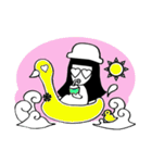 旅行が大好きのユーン二ーちゃん（個別スタンプ：30）