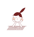 馬尾妹日常（個別スタンプ：4）
