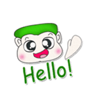 Hello！ My name Chiba.^^（個別スタンプ：1）