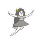 Girl without shoes（個別スタンプ：23）