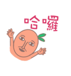 Mr. orange daily languages（個別スタンプ：1）