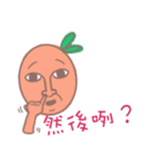 Mr. orange daily languages（個別スタンプ：15）