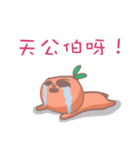 Mr. orange daily languages（個別スタンプ：22）