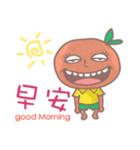 Mr. orange daily languages（個別スタンプ：38）