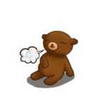 Bear chat without typing（個別スタンプ：35）