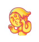 yellow face（個別スタンプ：3）