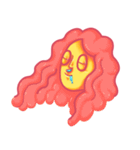 yellow face（個別スタンプ：5）