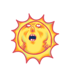 yellow face（個別スタンプ：6）
