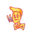 yellow face（個別スタンプ：8）