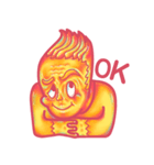 yellow face（個別スタンプ：9）