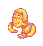 yellow face（個別スタンプ：23）