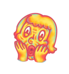 yellow face（個別スタンプ：27）