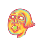 yellow face（個別スタンプ：32）