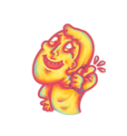 yellow face（個別スタンプ：33）