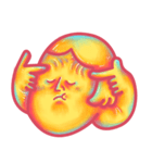 yellow face（個別スタンプ：34）