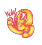 yellow face（個別スタンプ：39）